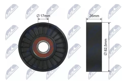 NTY NTY RNK-KA-009 Tensioner Pulley, V-belt 