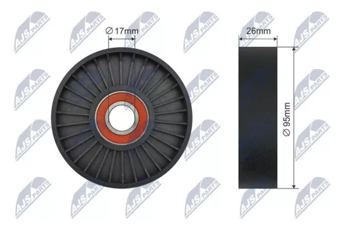 Tensioner Pulley, V-ribbed belt