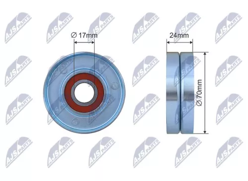 NTY NTY RNK-LR-011 Tensioner Pulley, V-belt 