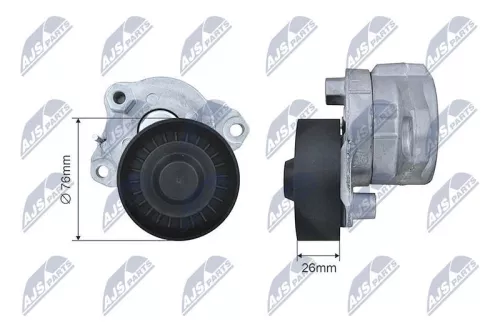 Tensioner Pulley, V-ribbed belt