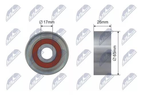 Tensioner Pulley, V-belt