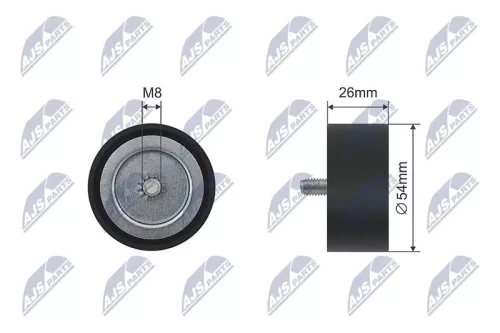 Deflection Pulley/Guide Pulley, V-belt