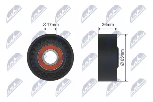 Tensioner Pulley, V-belt