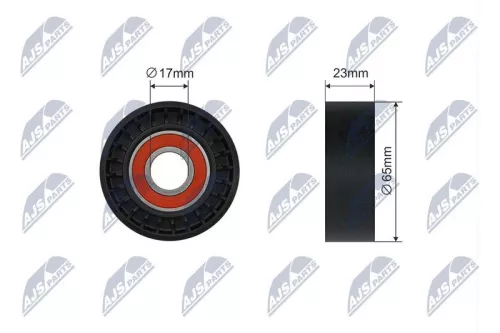 Tensioner Pulley, V-ribbed belt