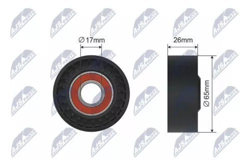 Tensioner Pulley, V-ribbed belt