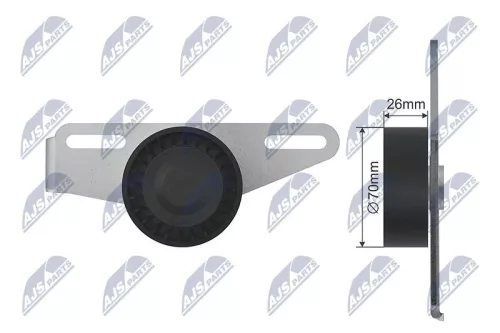 Tensioner Pulley, V-ribbed belt