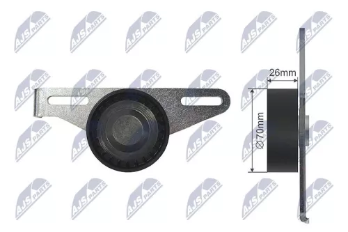 Tensioner Pulley, V-ribbed belt