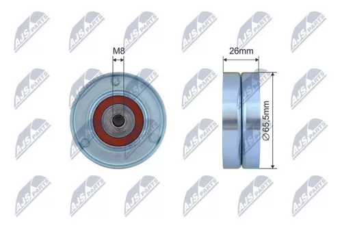 Tensioner Pulley, V-ribbed belt
