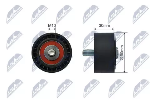 Tensioner Pulley, V-ribbed belt