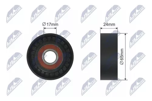Tensioner Pulley, V-ribbed belt