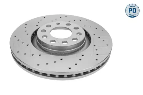 MEYLE MEYLE 183 521 1106/PD 2x Meyle PD Front Perforated Brake Disc for Audi A4 