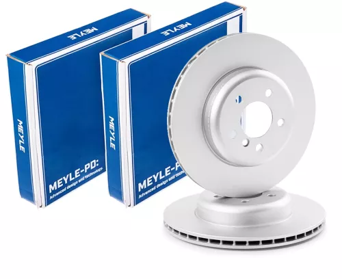 Meyle Rear Vented Brake Disc For Land Rover Discovery Range Rover Sport