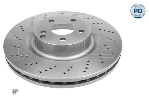 MEYLE MEYLE 083 521 0019/PD 2x Meyle PD Front Perforated/Vented Brake Disc for Mercedes-Benz C-Class E-Class 