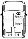 FIRST LINE FIRST LINE (FKB2568) Cable Pull, parking brake 