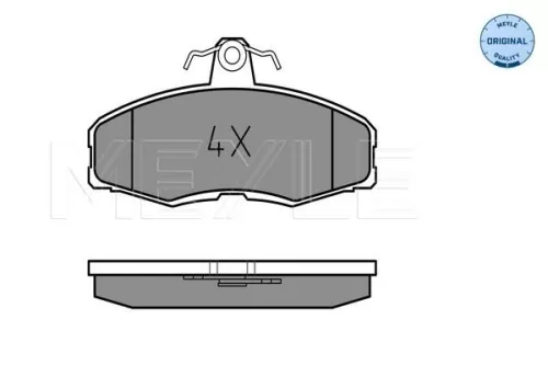 MEYLE Brake Pad Set, disc brake (025 208 6117)