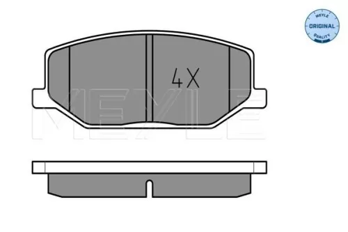 MEYLE Brake Pad Set, disc brake (025 211 4215)