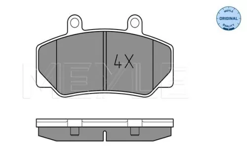 MEYLE Brake Pad Set, disc brake (025 212 3316)