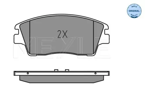 MEYLE Brake Pad Set, disc brake (025 223 2917)