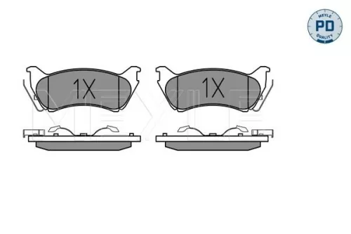 MEYLE Brake Pad Set, disc brake (025 231 8917/PD)