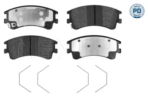 MEYLE Brake Pad Set, disc brake (025 240 4618/PD)
