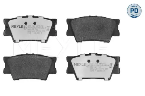 MEYLE Brake Pad Set, disc brake (025 243 3815/PD)