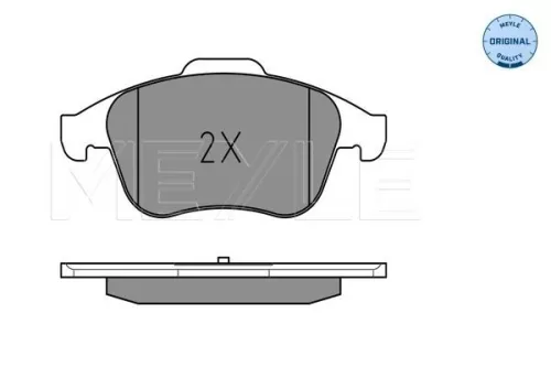MEYLE Brake Pad Set, disc brake (025 247 0917)