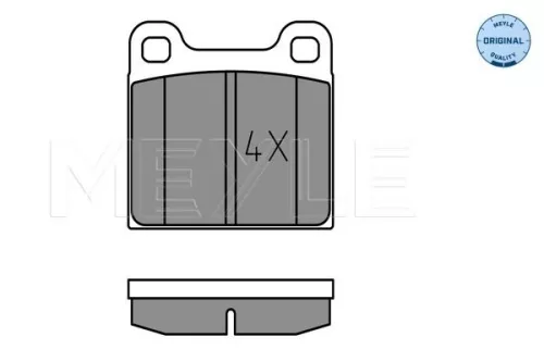 MEYLE Brake Pad Set, disc brake (025 210 3515)