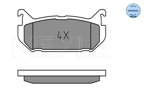 MEYLE Brake Pad Set, disc brake (025 217 6614)