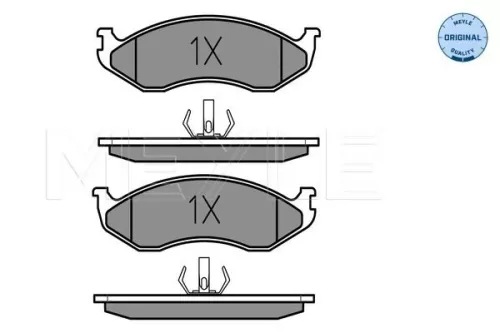 MEYLE Brake Pad Set, disc brake (025 218 2217)