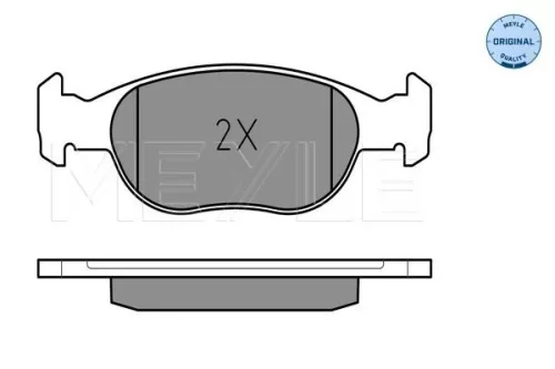 MEYLE Brake Pad Set, disc brake (025 219 3017/W)