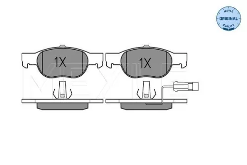 MEYLE Brake Pad Set, disc brake (025 219 3017/W)