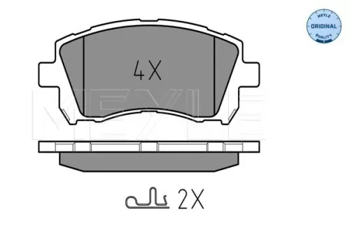 MEYLE MEYLE (025 235 5817/W) Front MEYLE Brake Pad Set 