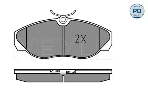 MEYLE Brake Pad Set, disc brake (025 217 9719/PD)