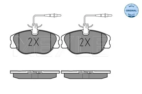 MEYLE Brake Pad Set, disc brake (025 218 0119/W)