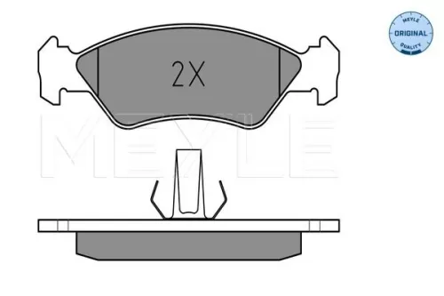 MEYLE Brake Pad Set, disc brake (025 231 0217)