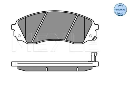 MEYLE Brake Pad Set, disc brake (025 245 9717/W)