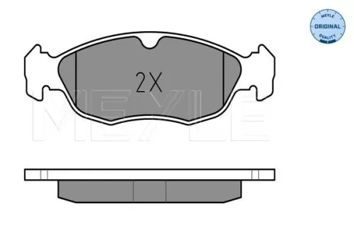 MEYLE Brake Pad Set, disc brake (025 214 3017/W)