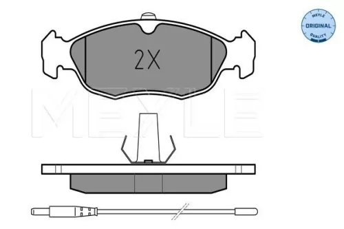 MEYLE Brake Pad Set, disc brake (025 214 3017/W)