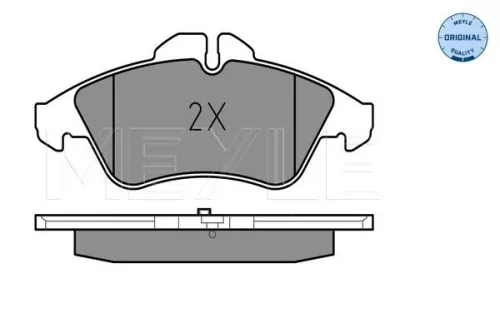 MEYLE Brake Pad Set, disc brake (025 215 7620)