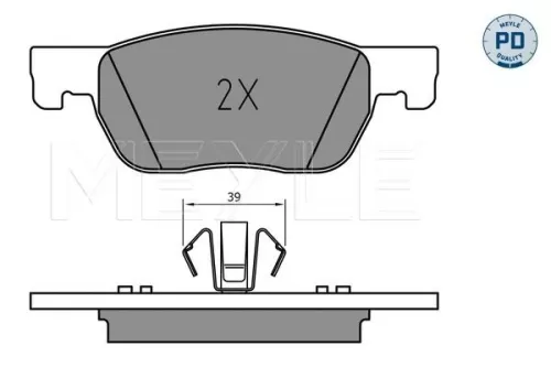 MEYLE MEYLE (025 223 4220/PD) Front MEYLE Brake Pad Set 