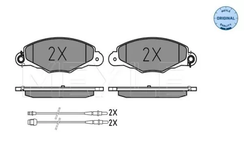 MEYLE MEYLE (025 231 3518/W) Front MEYLE Brake Pad Set 