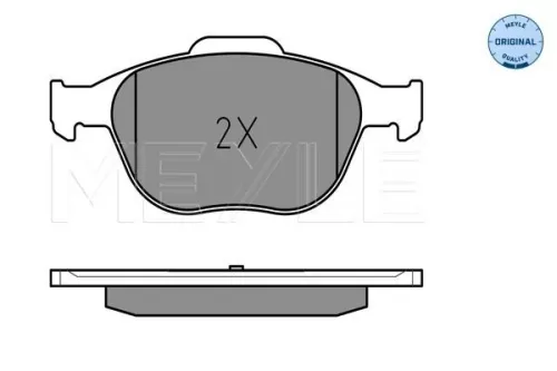 MEYLE Brake Pad Set, disc brake (025 234 4017)