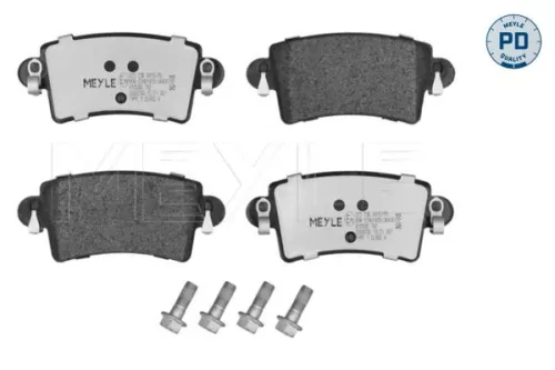 MEYLE Brake Pad Set, disc brake (025 236 6916/PD)