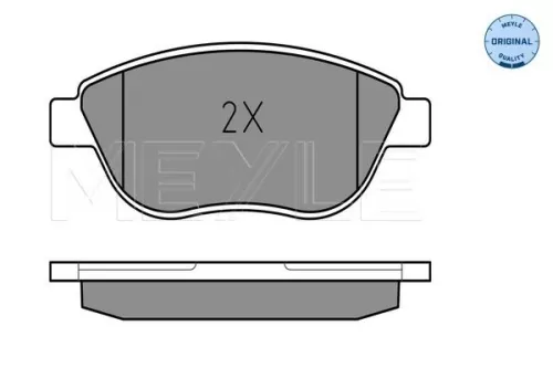 MEYLE Brake Pad Set, disc brake (025 237 0918/W)