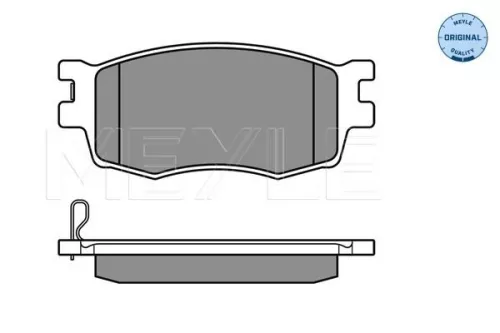 MEYLE Brake Pad Set, disc brake (025 243 1717/W)