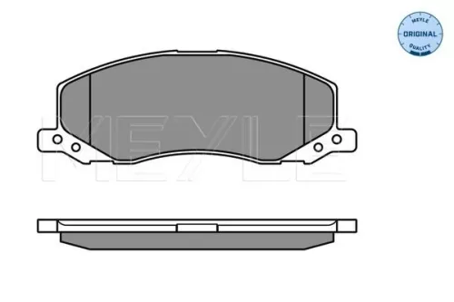 MEYLE Brake Pad Set, disc brake (025 244 1817/W)