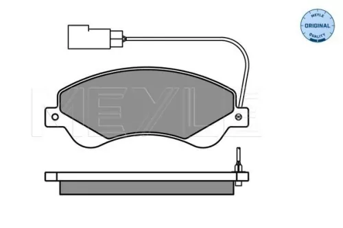 MEYLE Brake Pad Set, disc brake (025 244 8518/W)