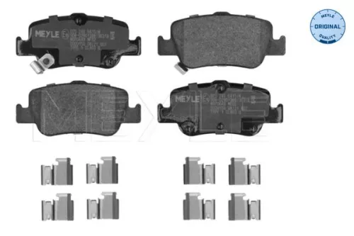 MEYLE Brake Pad Set, disc brake (025 246 6415/W)