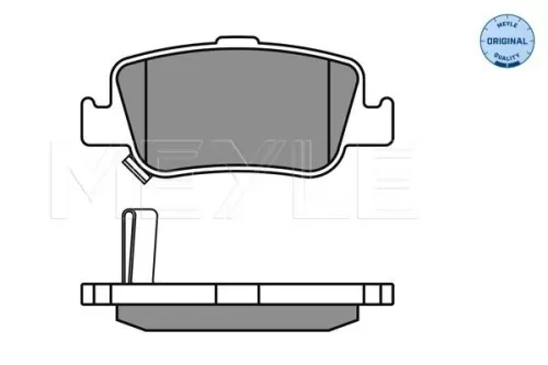 MEYLE Brake Pad Set, disc brake (025 246 6415/W)