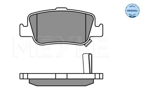 MEYLE Brake Pad Set, disc brake (025 246 6415/W)